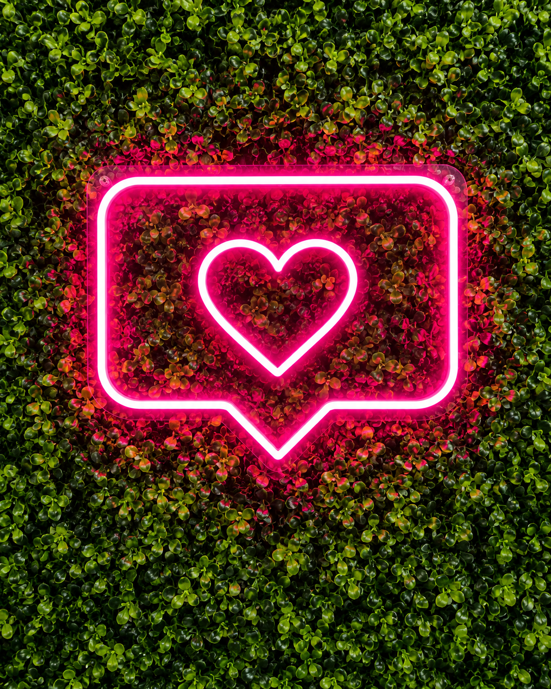 HEART LIKE NEON SIGN