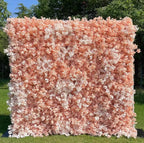 Peach Cherry Blossom Premium Flower Wall - 086