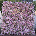 Purple Lavender Mini Sunflower Premium Flower Wall - 013