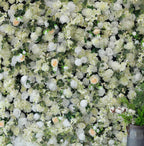 Into The Meadows Cream Greenery Premium Flower Wall - 188