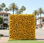 Deluxe Yellow Sunflower Wall - 090