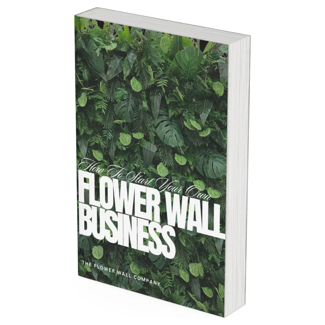 FLOWER WALL RENTAL BUSINESS STARTER KIT | DARK PURPLE