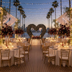 Black Premium Deluxe Rose Heart Flower Arch #4915