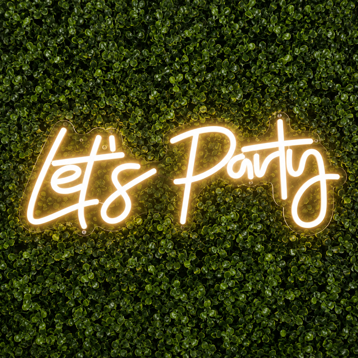 LETS PARTY NEON SIGN