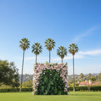 Into The Jungle Pink Rose Premium Greenery Floral Wall - 166