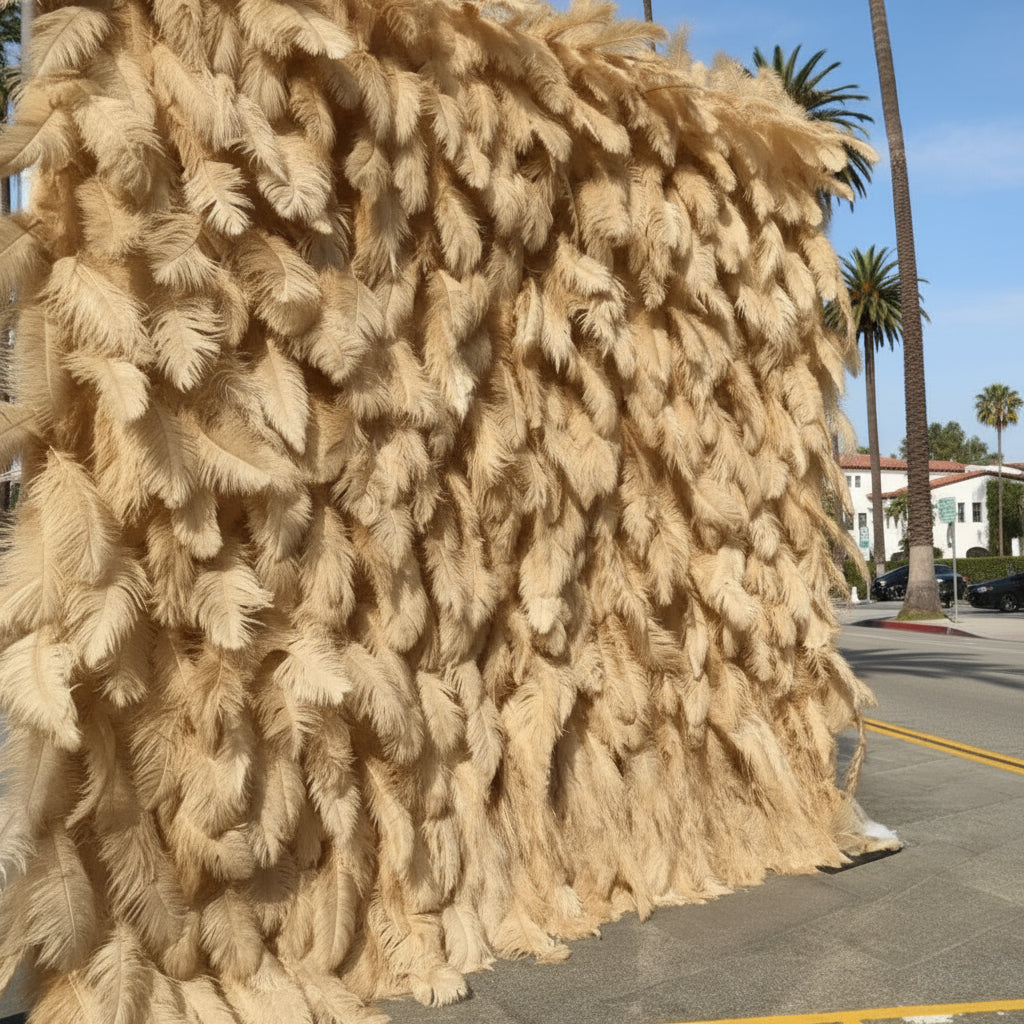Tan Feather Wall - 072