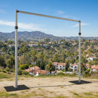 Premium Heavy Duty Official Backdrop Stand - Silver