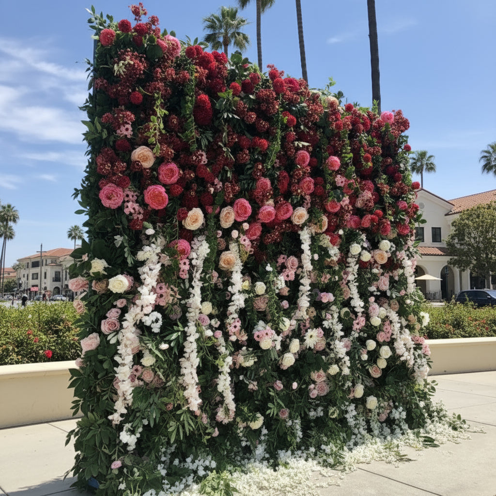 Dripping Peonies Flower Wall - 102