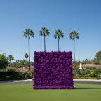 Dark Purple Wild Rose Flower Wall Backdrop - 261