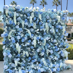 Into The Meadow Blue Rose Flower Wall - 057