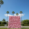 Deluxe Baby Pink Wild Rose Flower Wall - 022