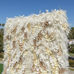 Into The Meadow White Ivory & Light Brown Flower Wall - 234