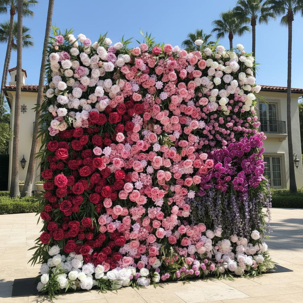 Dripping Florals Premium Flower Wall - 101