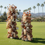 Cream, Brown and Tan Premium Flower Arch Set - 4590