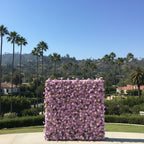 Light Purple Wild Rose Premium Flower Wall - 133