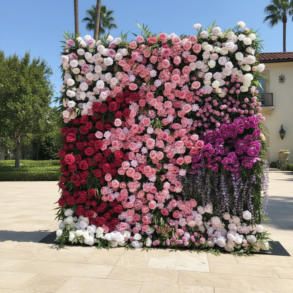 Dripping Florals Premium Flower Wall - 101