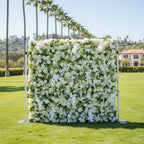 White Ivory Greenery Premium Flower Wall - 272