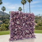 Into The Meadow Lavender Rose Flower Wall - 054