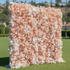Peach Cherry Blossom Premium Flower Wall - 086