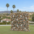 Into the Meadow Dripping Orange & Brown Sunflower Premium Flower Wall - 035