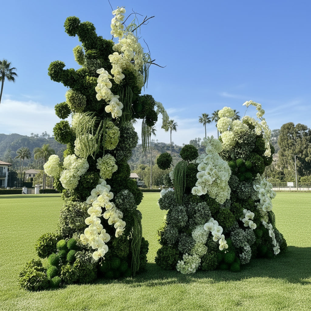 Green, Cream Premium Deluxe 3 Piece Arch Set - 4588