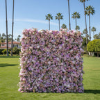 Purple Lavender Mini Sunflower Premium Flower Wall - 013