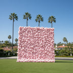 Light Baby Pink Wild Rose Flower Wall Backdrop - 259