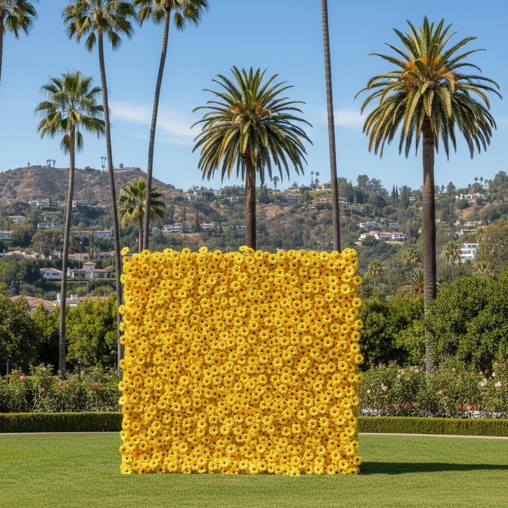 Wild Sunflower Premium Flower Wall - 094