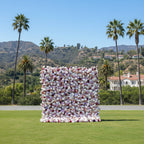 Purple and Pink Blush Cream Premium Rose Flower Wall - 193