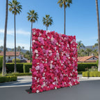 Dripping Bright Pink and Light Pink Premium Flower Wall - 209