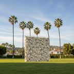 Blush Cream Premium Rose Flower Wall - 161