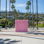 Pink & Peach Wild Rose Premium Flower Wall - 225