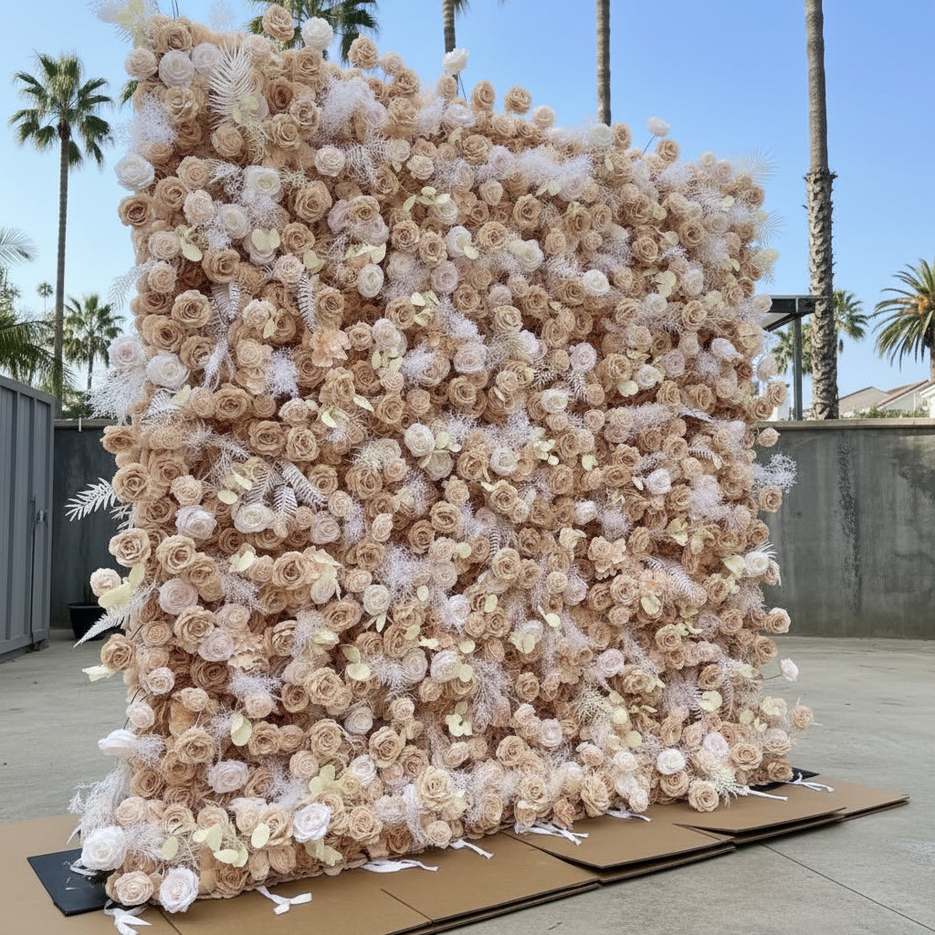 Into The Meadow Pink Blush Flower Wall - 045