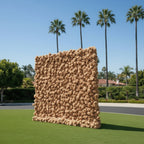 Tan Wild Rose Flower Wall Backdrop - 246