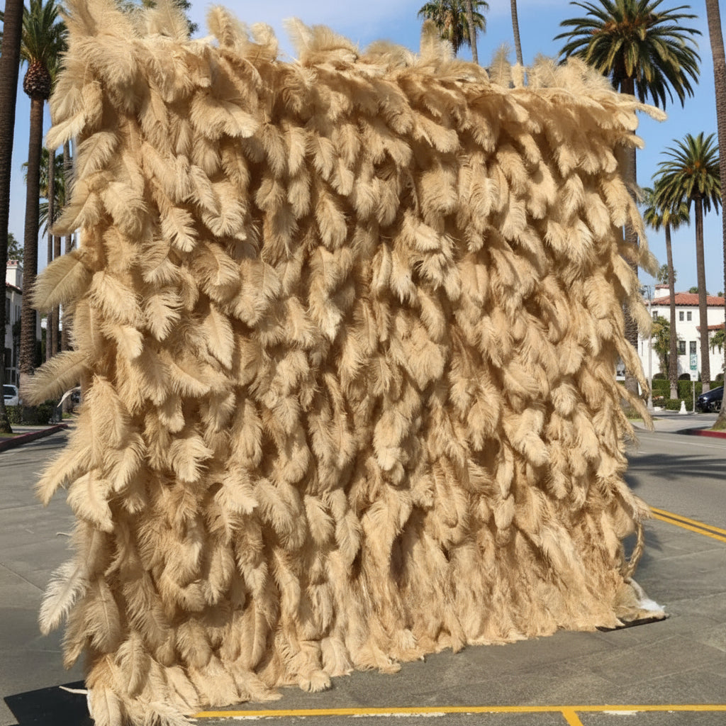 Tan Feather Wall - 072