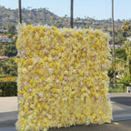 Into The Meadow Yellow Rose Flower Wall - 051