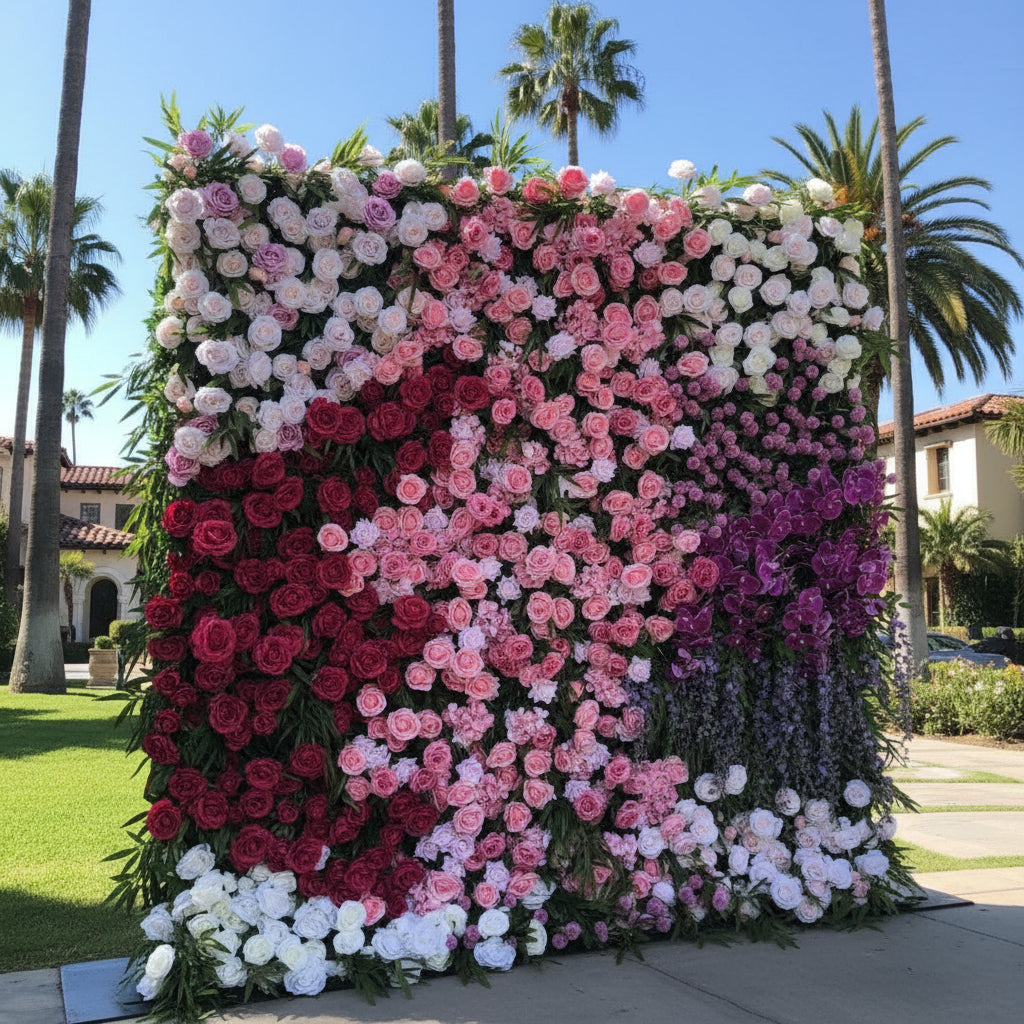 Dripping Florals Premium Flower Wall - 101