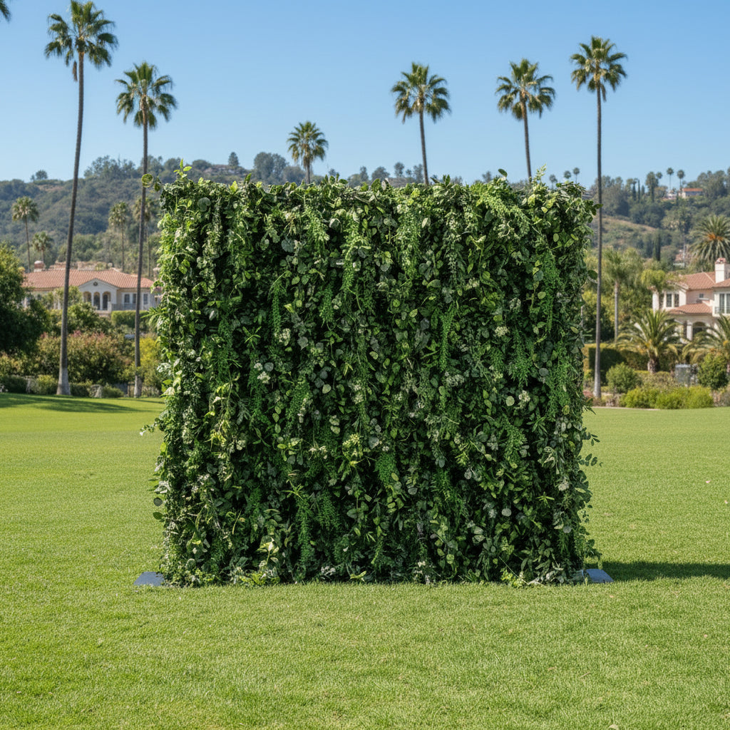 Dripping Green Vinery Premium Flower Wall - 534