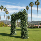 Into The Meadow Greenery Premium Floral Square Arch - 5002