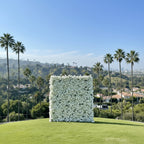 White Greenery Mini Sunflower Premium Flower Wall - 251